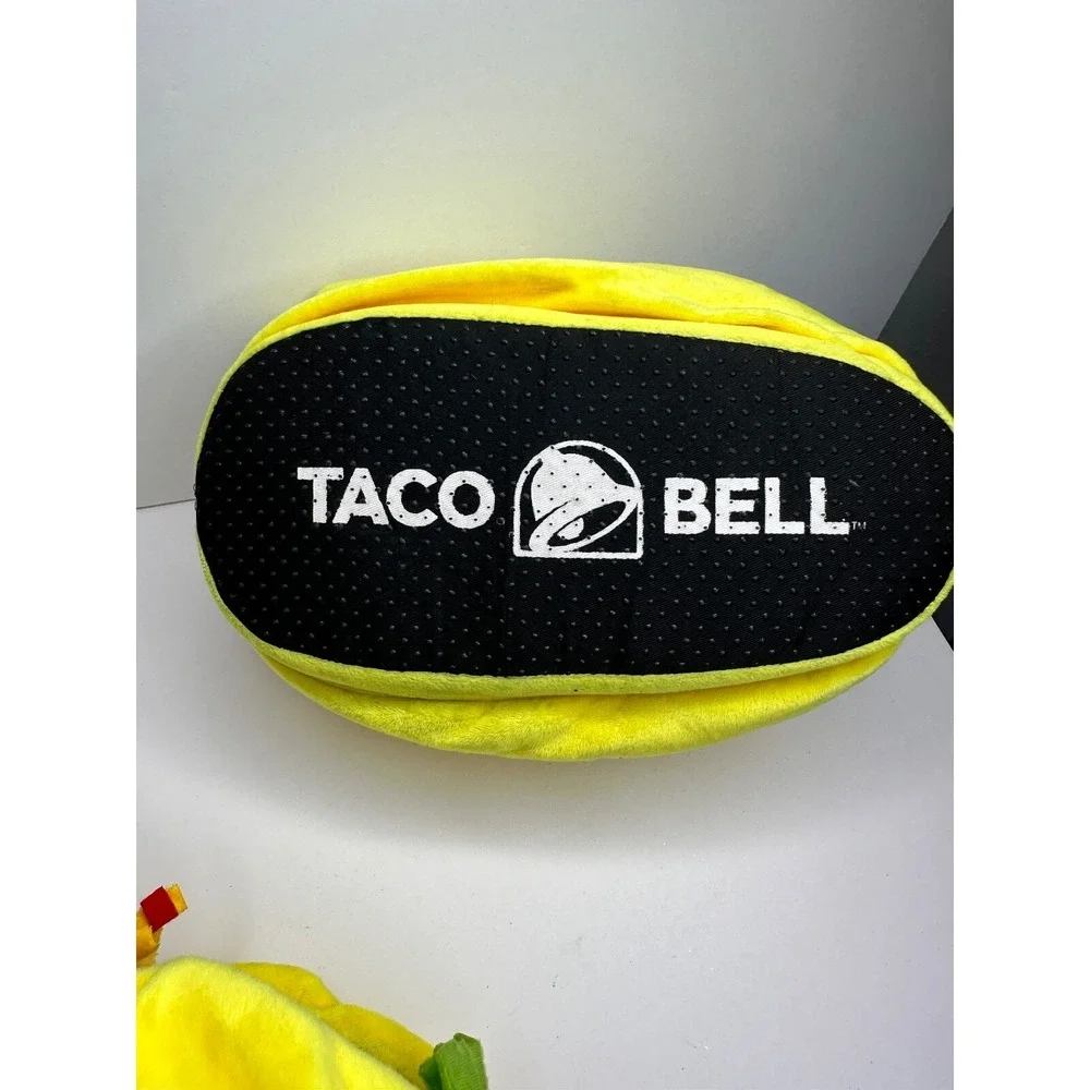 Taco Bell slippers Rare Plush Novelty Measure 11